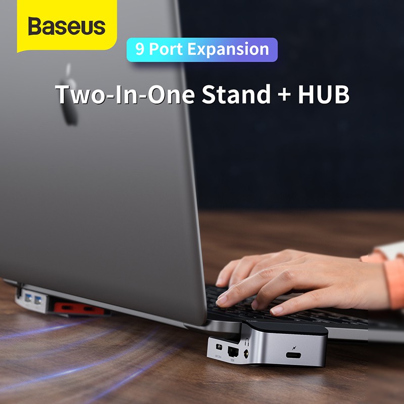 Bộ chia đa năng Baseus 9 in 1 USB C Hub for MacBook ProThunderbolt