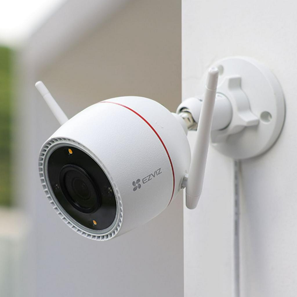 Camera ngoài trời Ezviz H3C 2K 4MP, hồng ngoại 30m, tích hợp mic, phát hiện người