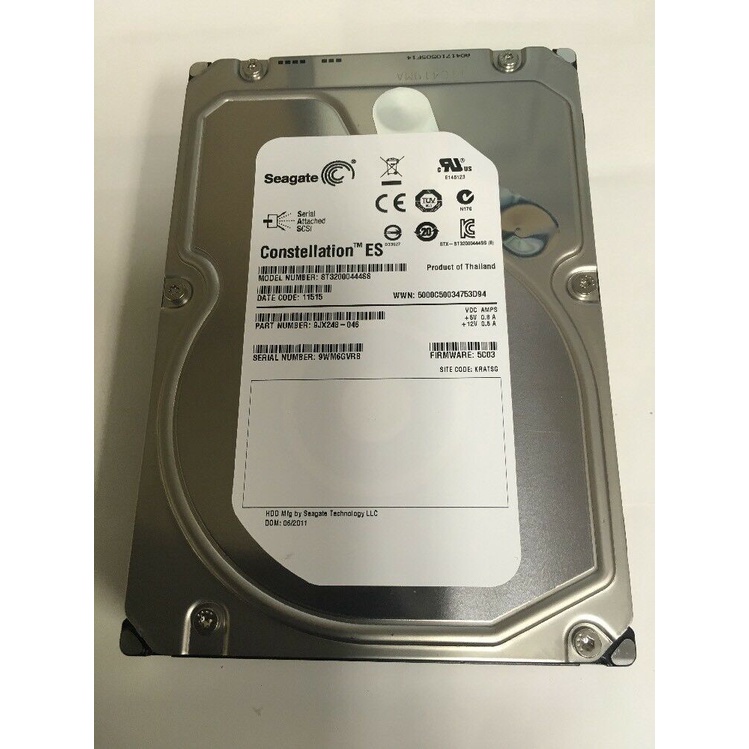 Ổ cứng HDD SAS Seagate 2TB 7.2K 3.5" 6Gbps Constellation ES ST32000444SS 16449 [sunmit]