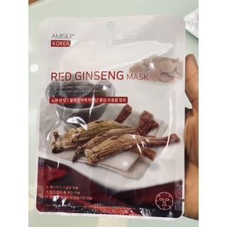 Túi 10 miếng mặt nạ dưỡng da Amisilk vị Sâm