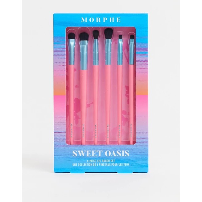 Morphe - Set 6 Cọ Trang Điểm Mắt Morphe Sweet Oasis 6-Piece Eye Brush Set