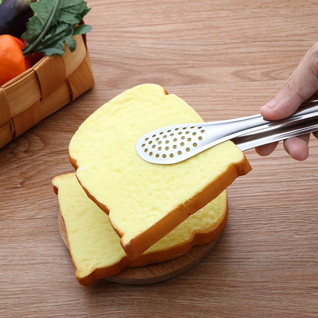 Kẹp gắp thức ăn bằng thép không gỉ tiện dụng cho nhà bếp
