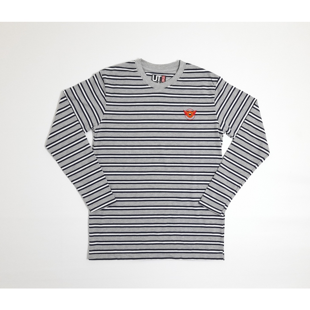 Áo sơ mi Uniqlo tay dài màu xám trắng
