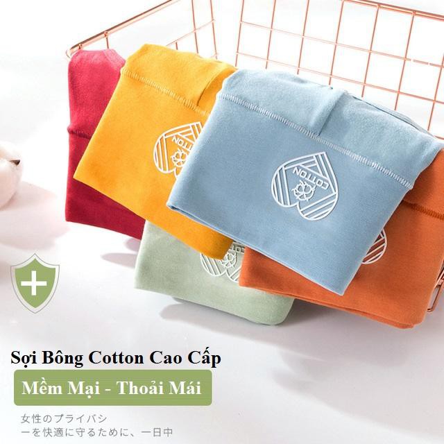 Quần Lót Nữ Cotton Cạp Cao Gen Bụng Nâng Mông Màng Lót Kháng Khuẩn