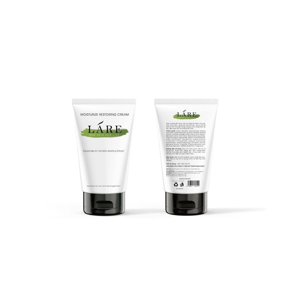 MOISTURIZE RESTORING CREAM KEM DƯỠNG PHỤC HỒI & CẤP ẨM SAU PEEL DA LÁRE THANH DƯỢC 70GR