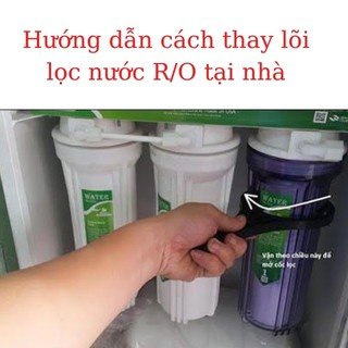 Combo Lõi Lọc 1-2-3 Aquasilver Hàn Quốc Cao Cấp Chính Hãng Giá Rẻ Lắp Cho Các Loại Máy Lọc Nước R/O.