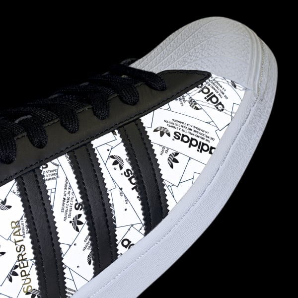 Giày Super Star Reflective Hàng Chính HãngGiày Adidas Superstar Label Collage Chuẩn Auth [FV2819] Simple Sneaker