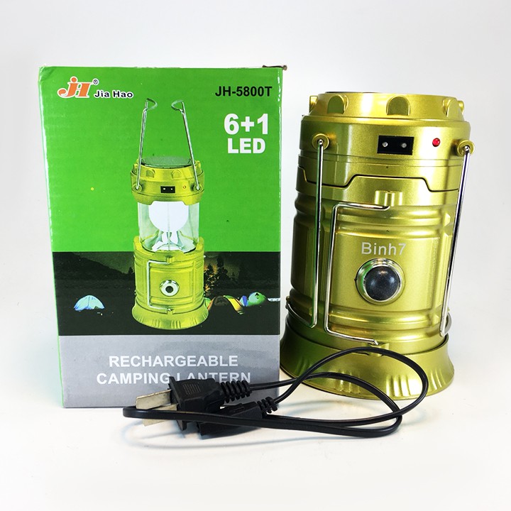 Đèn bão năng lượng mặt trời JH-5800T, hàng đẹp Smarttnt.vn