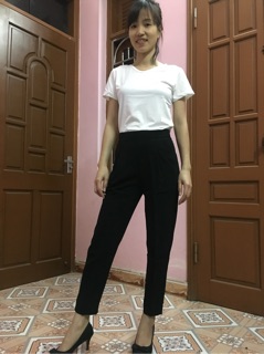Quần baggy chun sau