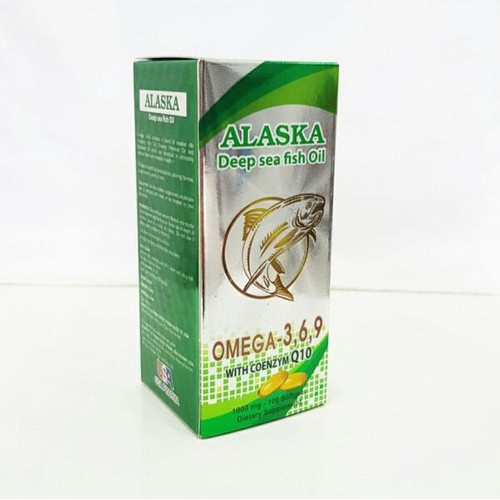 DẦU CÁ ALASKA OMEGA 369 TỐT CHO MẮT, TIM, NÃO - HỖ TRỢ ĐẸP DA - GIẢM NGUY CƠ MẮC BỆNH TIM MẠCH - LỌ 100 VIÊN