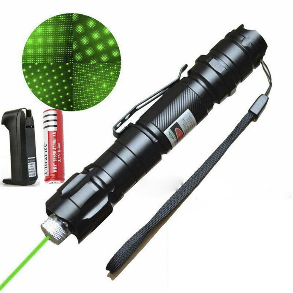 532nm 5mw 303 Green Laser Pointer Laser Pen Rechargeable Visible Beam Light Compact Size Presentatio