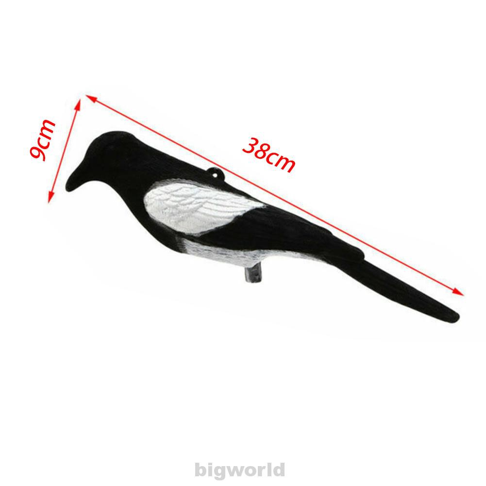 Lifelike Outdoor Protect Crop Realistic Flocking Magpie Bait