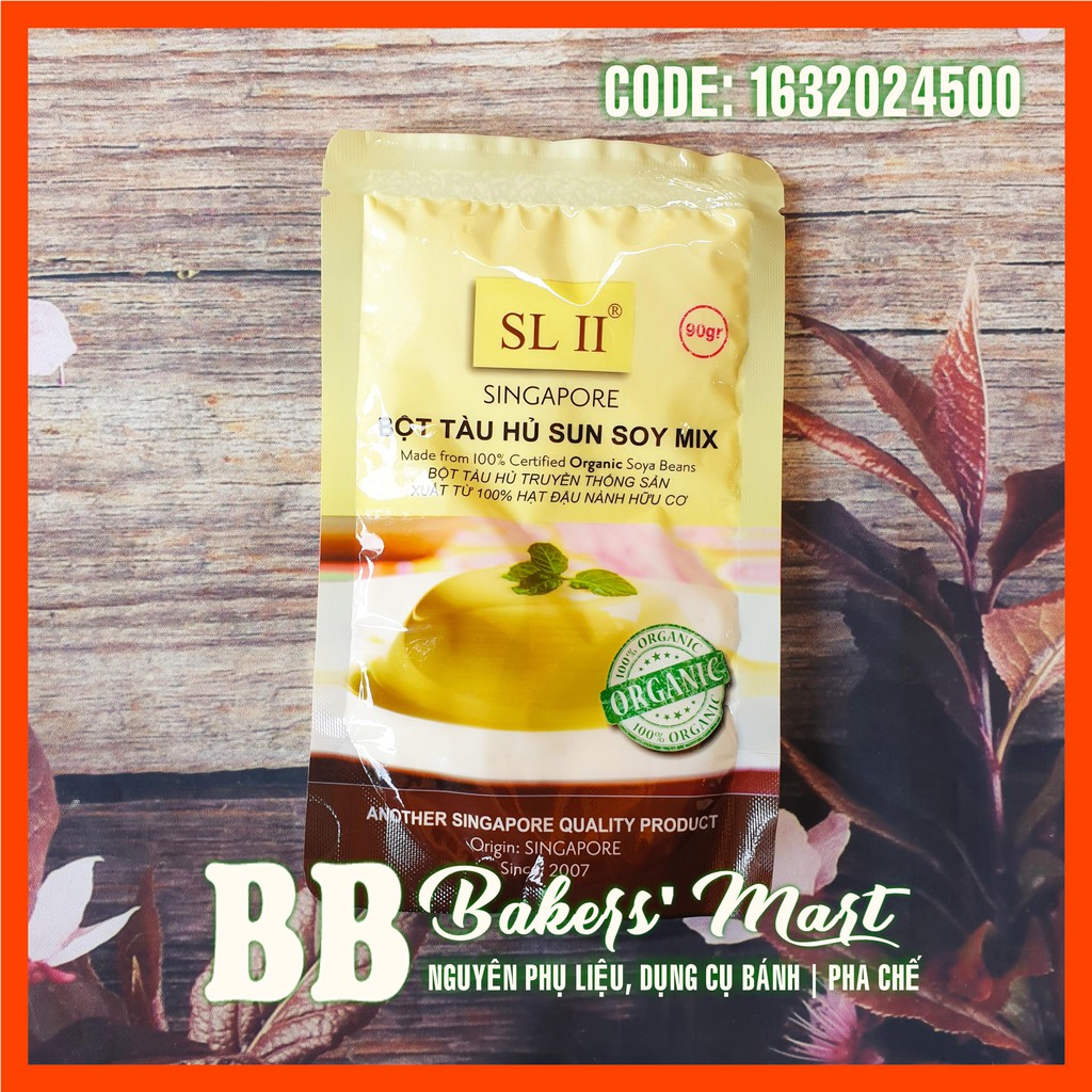 90GR - Bột tàu hủ Singapore Sun Soy Mix - Gói 90gr