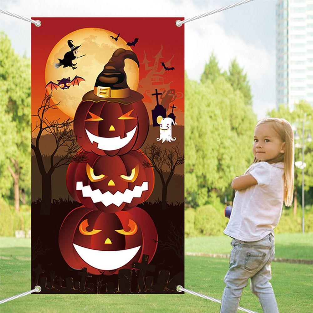 LUOL Băng Rôn Hình Bí Ngô Halloween Sáng Tạo