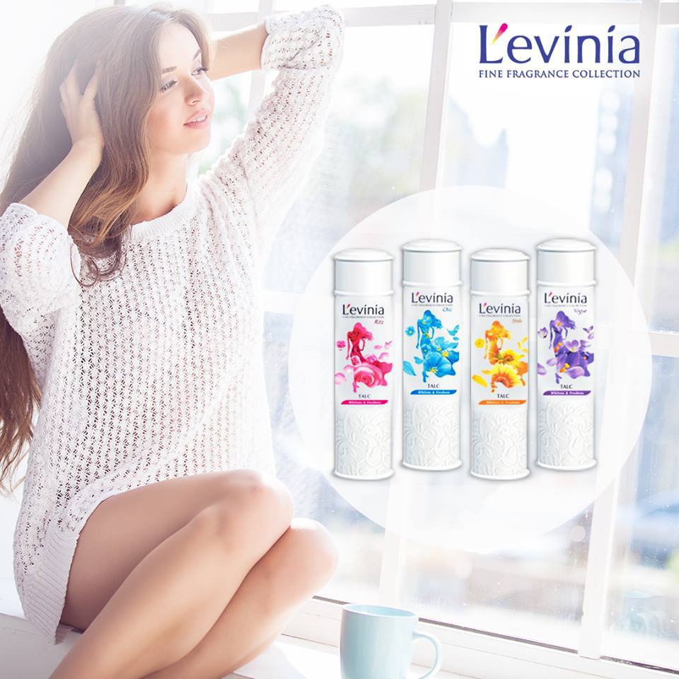 Phấn thơm Body Levinia chính hãng 50g