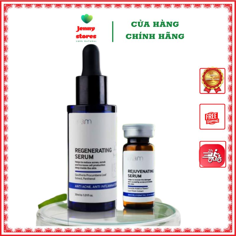 SERUM REGENERATING M3M 30ML Đánh bay mụn, nám lâu năm (Tặng serum dưỡng trắng 10ml)