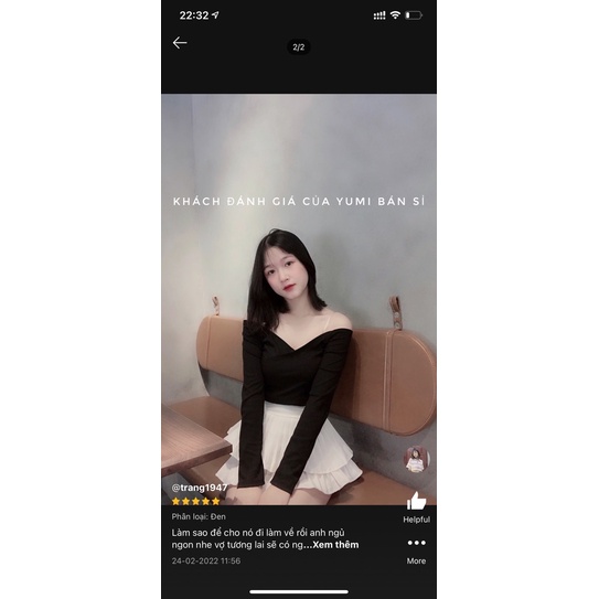 Áo Croptop Tay Dài Đắp Chéo Chất Thun Gân Kiểu Mới YUMI BÁN SỈ Áo Dài Tay Trễ Vai Đắp Chéo Siêu Hot 2022