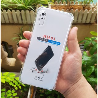 Ốp lưng Xiaomi Redmi 9A, Redmi 9C, Redmi 10A - silicon trong chống sốc 4 góc có gờ