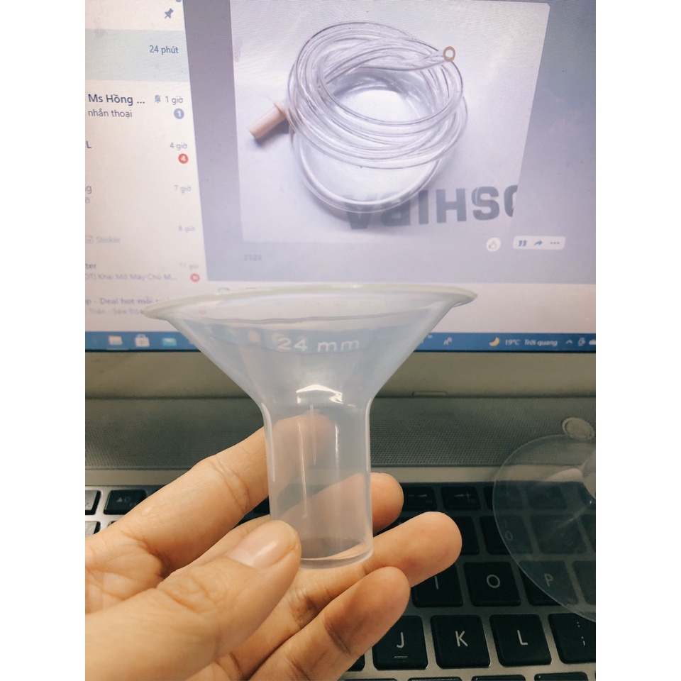 Phễu máy hút sữa đủ size thanh lý  - Dùng cho máy medela
