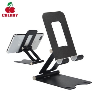 FS Metal Adjustable Mobile Phone Bracket Solid Color Universal Tablet Holder Foldable Portable Desk Stand For Home