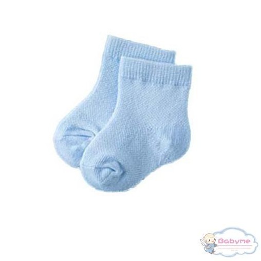 Bộ găng tay + vớ cotton mềm mại màu trơn chống trầy cho bé