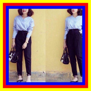 🌤 15q23b1 quần tây nữ ống túm basic ai cũng nên có, đủ size sml, vải đẹp 🌤
