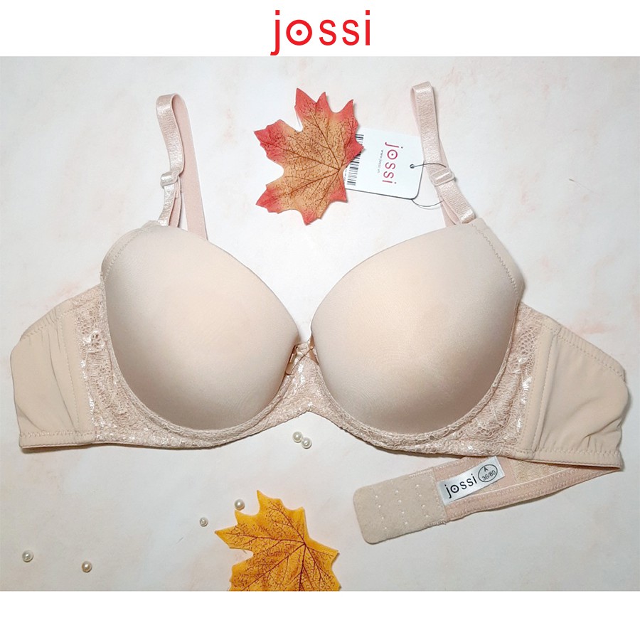 Áo Jossi 310M trơn phối ren, mút mỏng, cúp xéo | BigBuy360 - bigbuy360.vn