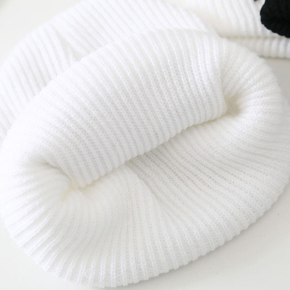 Mũ Beanie Dệt Kim Màu Trơn Thêu Chữ Phong Cách Hàn Quốc Cho Nam Giới