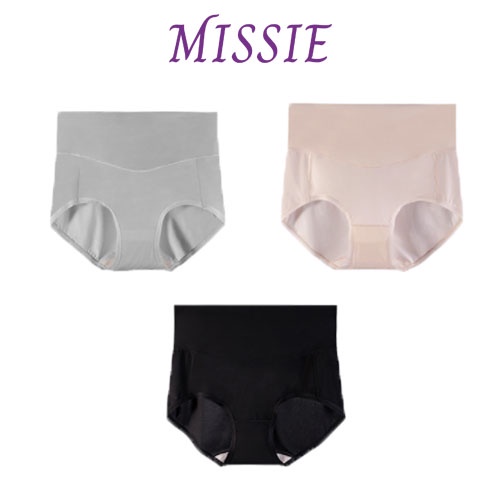 Combo 4 quần lót nữ màu ngẫu nhiên cạp cao gen nịt bụng nhiều màu, co giãn 4 chiều dùng khi mặc váy, díp Missie Q07