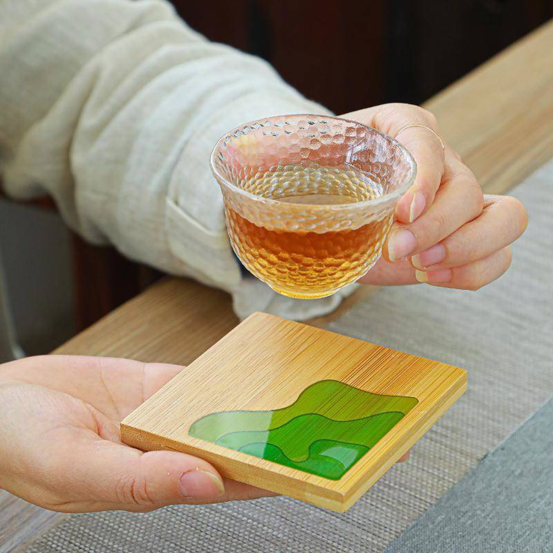 Tre Shanchuan Tea Master Cup Đệm Trà Cup Pad Tao Kung Fu Tea Cup Tour Trà Sáng tạo Trà cài đặt Zen cách nhiệt