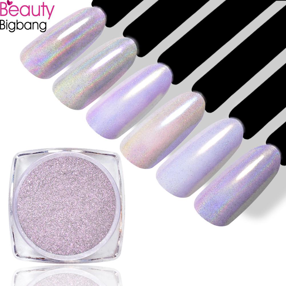 Mermaid Pearl Nail Glitter Pigment Shining Laser Shell Glimmer Powder