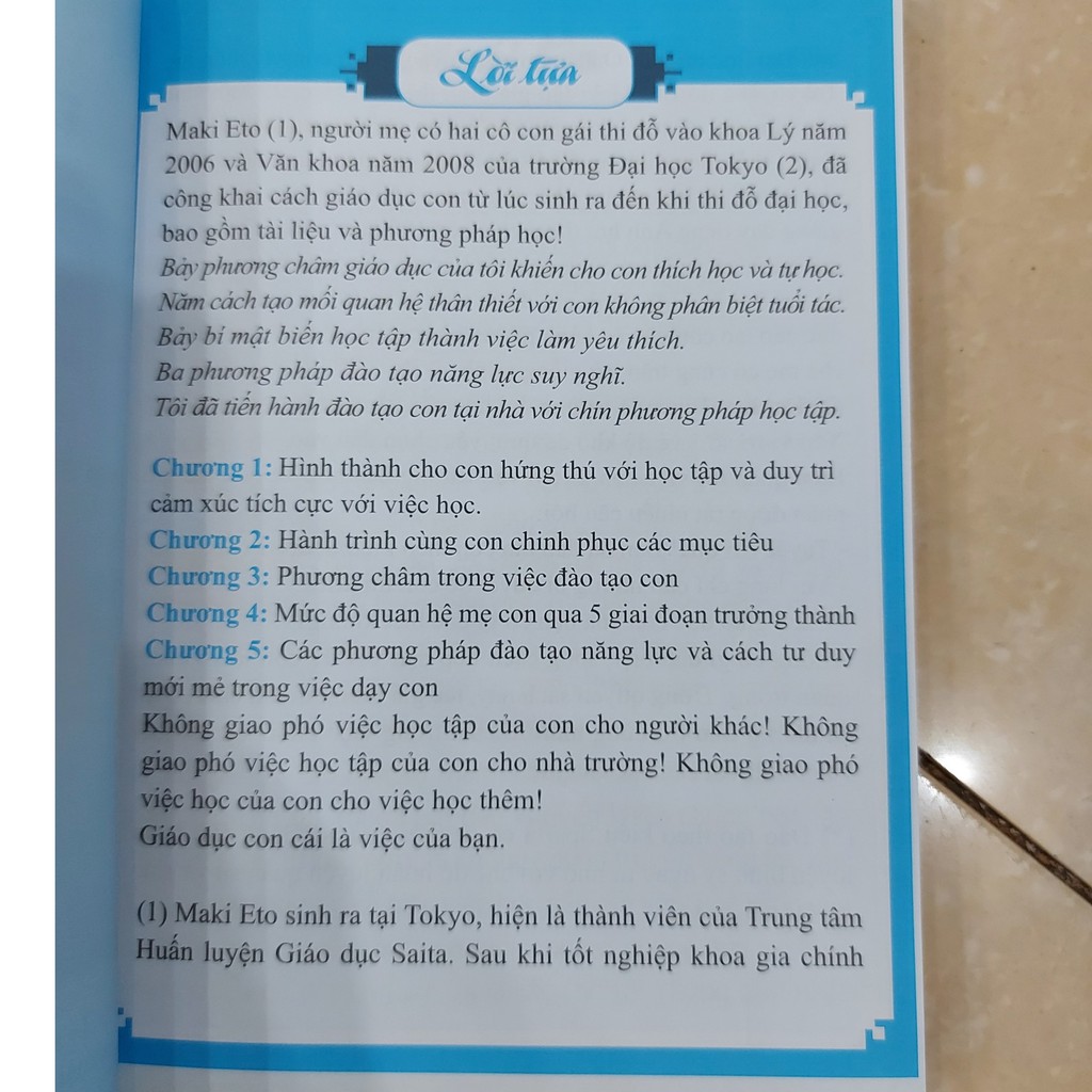 Sách - Cha mẹ nhật dạy con thành tài