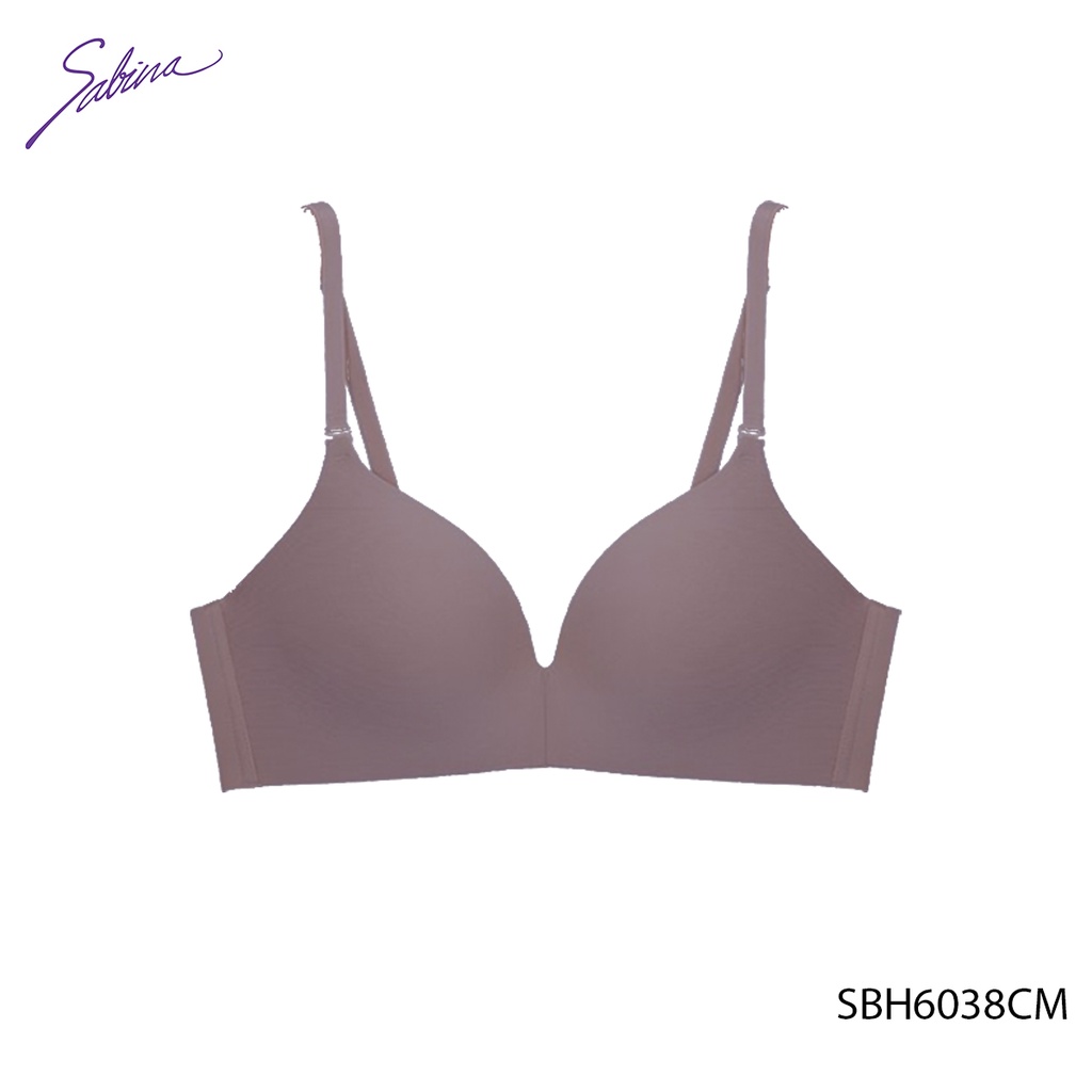 Combo 2 Áo Lót Không Gọng Mút Dày Vừa Màu Trơn Soft Doomm By Sabina SBH6038