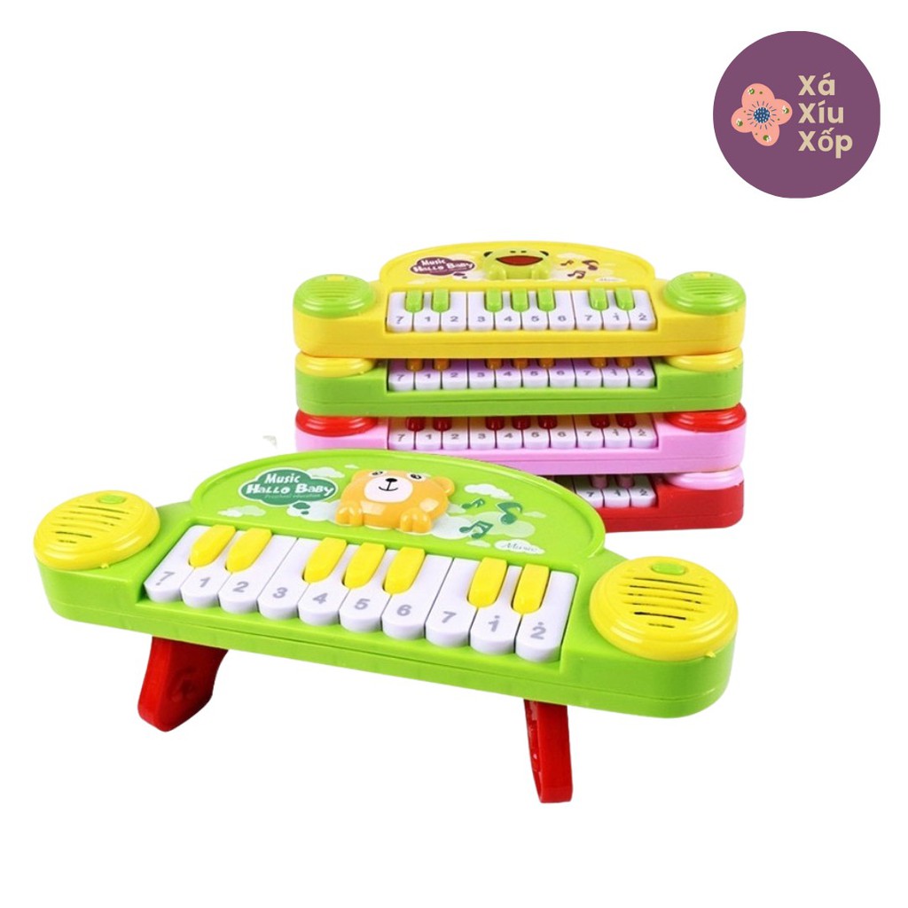 Đồ chơi đàn Piano mini cho bé có đèn và âm thanh kích thích não phát triển trí thông minh