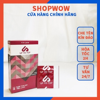 Bao Cao Su, Hộp 12 Cái, Gân Gai, Kéo Dài Thời Gian UP TO TOP 4 IN LOVE