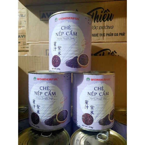 Chè Nếp cẩm Wonderful hộp 870gr