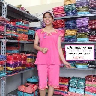 Đồ bộ nữ mặc nhà thun lạnh🔥siêu co giãn