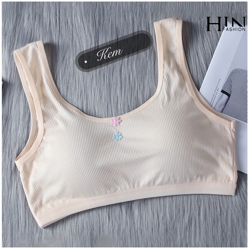 Áo lót học sinh cài sau - mút mỏng có thể tháo rời - áo lá học sinh - Br08 | BigBuy360 - bigbuy360.vn