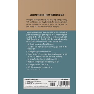 Sách - Thuật đàm phán - Brian Tracy - AlphaBooks
