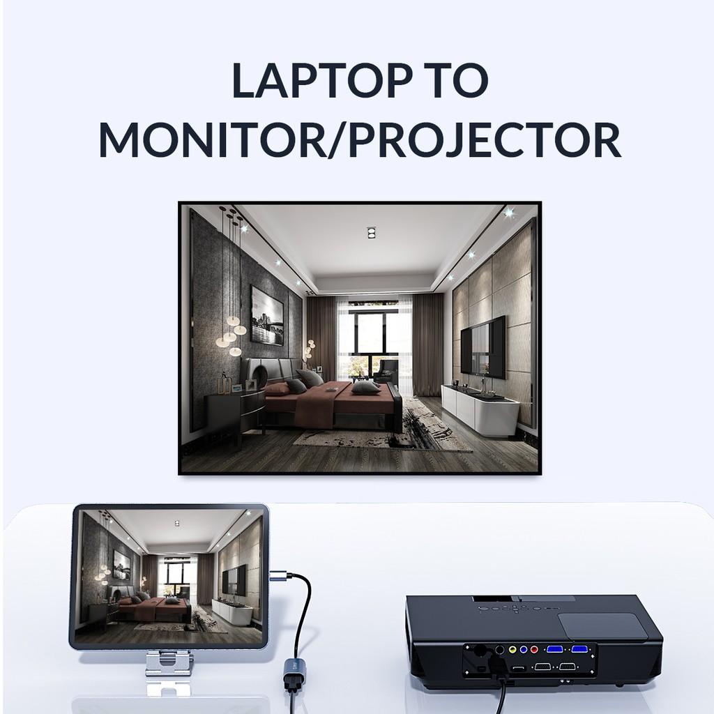 Đầu Chuyển Đổi Type C Sang Cổng HDMI ORICO CTH - Hàng Chính Hãng