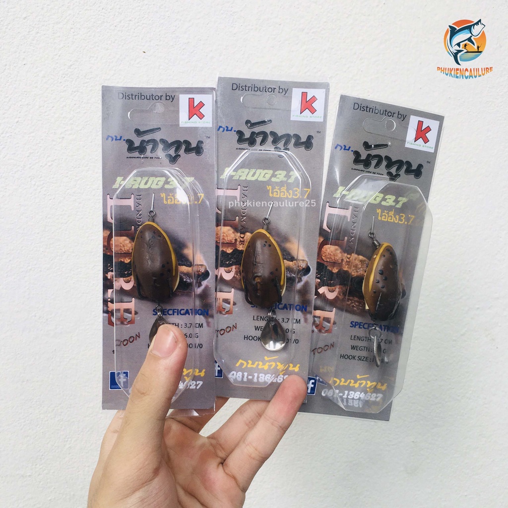 Mồi lure nhái hơi FrogToon V2 nặng 6g chuyên câu lure cá lóc siêu nhậy
