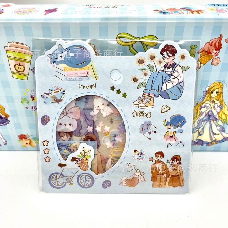 Sticker vuông 4 tấm