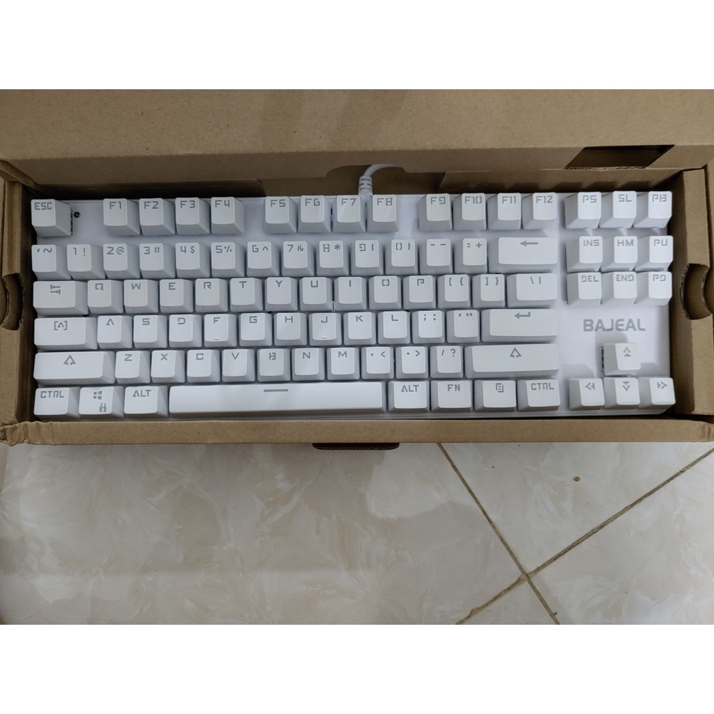 Bàn Phím Cơ Gaming Baiji K200 Phím Chất Lượng Cao, Led đẹp cho laptop và pc