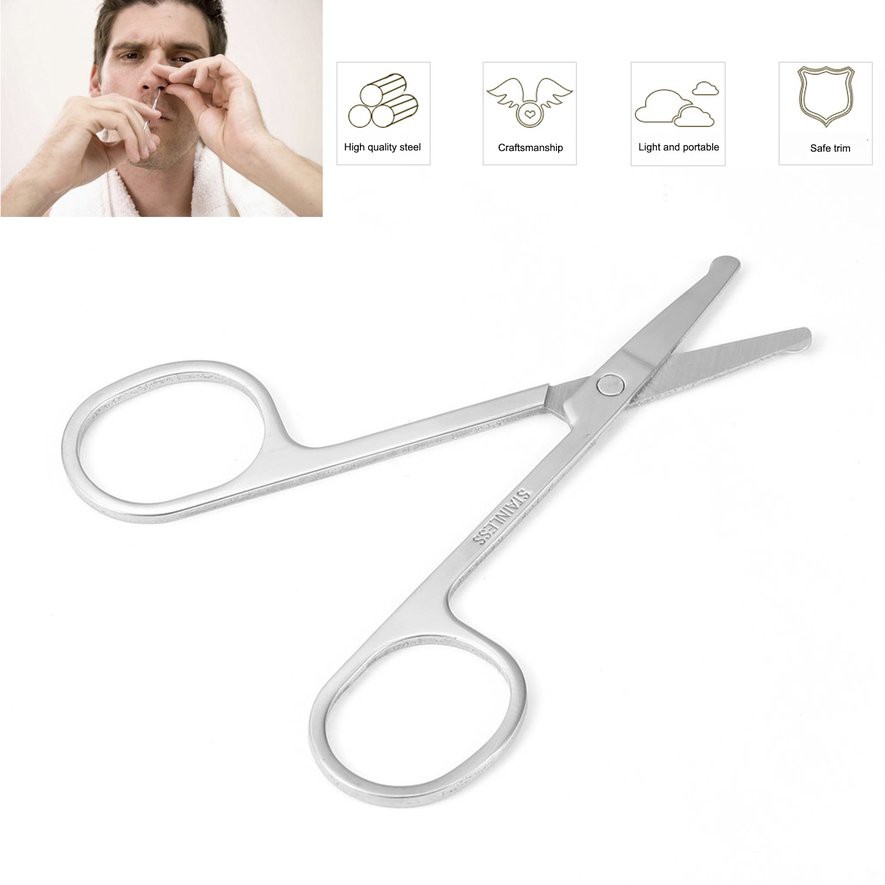 Kéo Tỉa Lông Mũi Bằng Thép Không Gỉ Tiện Dụng