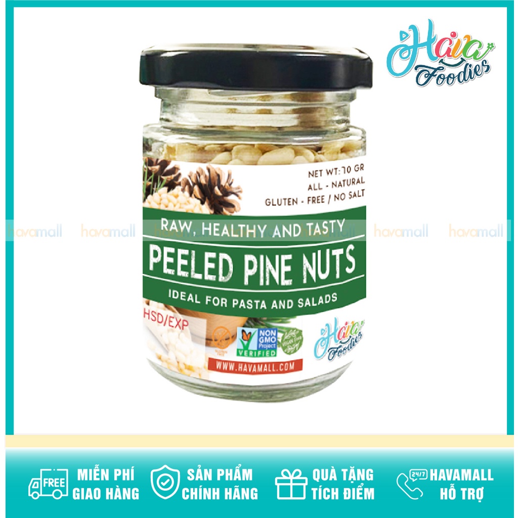 Hạt Thông Tách Vỏ Havafood - Peeled Pine Nuts