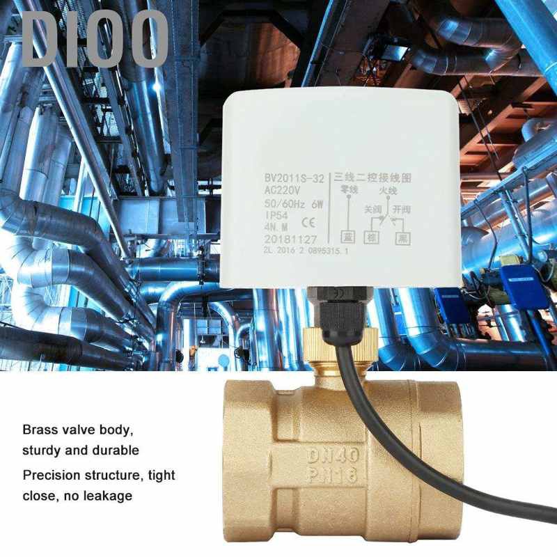 1 Chiếc Van Điện 3 Dây Ac 220v Dn50