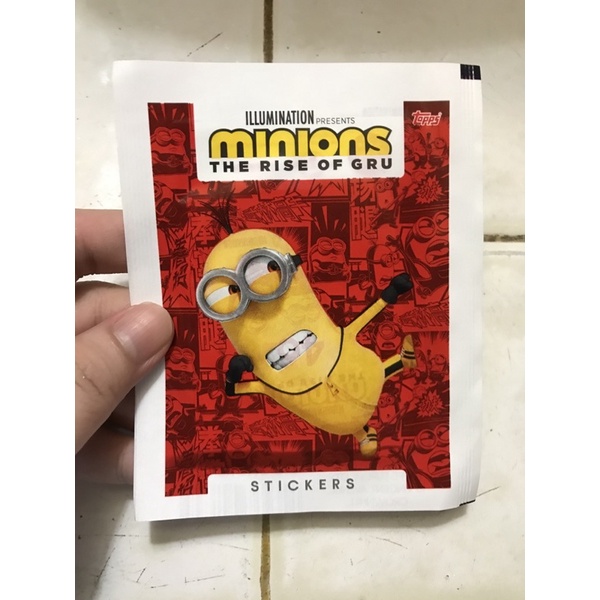 Gói hình dáng Minions - 6 Stickers/Gói