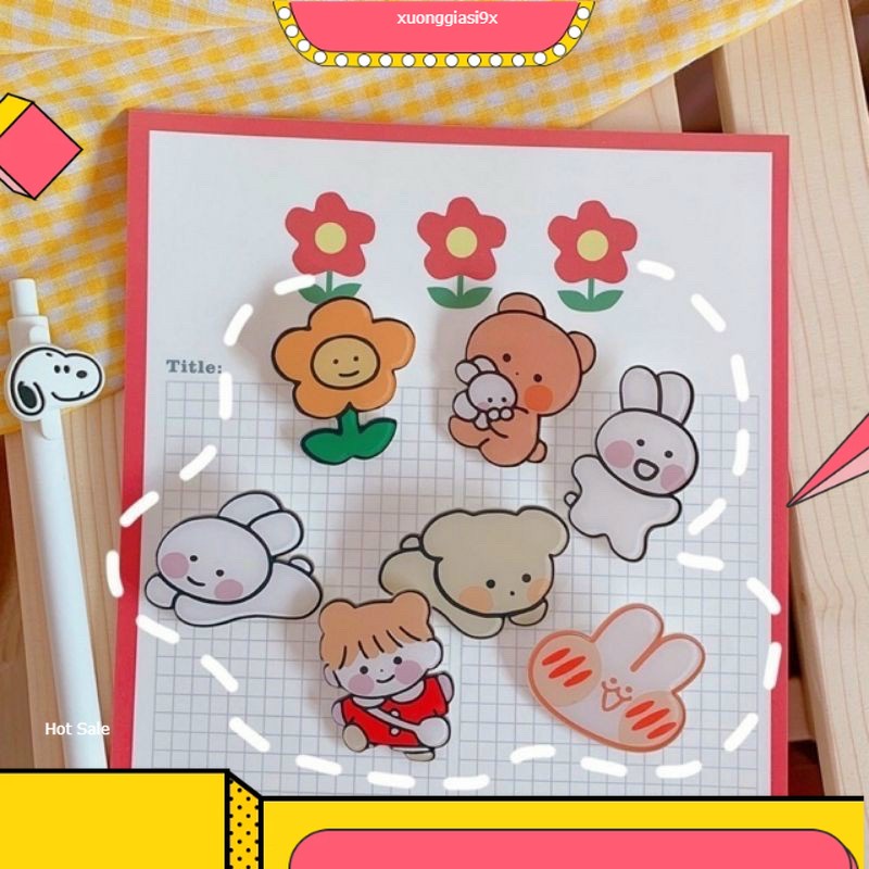 Huy hiệu Cài áo ,Sticker cài balo xinh nhiều hình siêu dễ thương