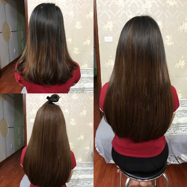 TÓC GIẢ KẸP U NỬA ĐẦU CỤP DÀI 50-55CM LƯỚI HOA