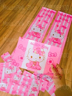 Decan dán tủ kitty size Theo khách yêu cầu